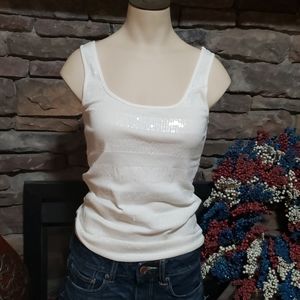 OLD NAVY SEQUIN TANK SZ S